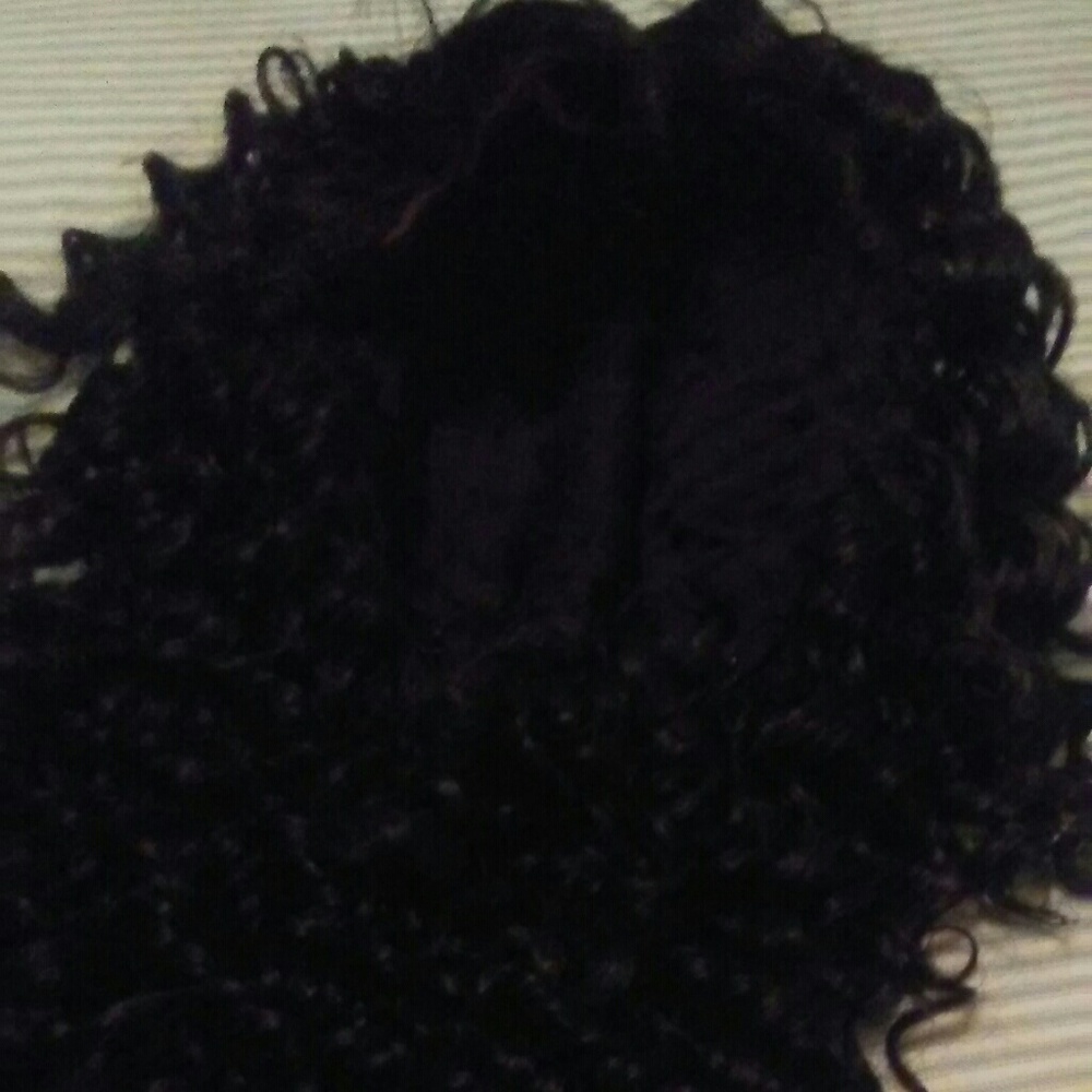 Wavy lace front wig